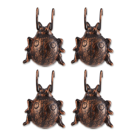 LADYBUG CAST IRON POT HANGER SET OF 4