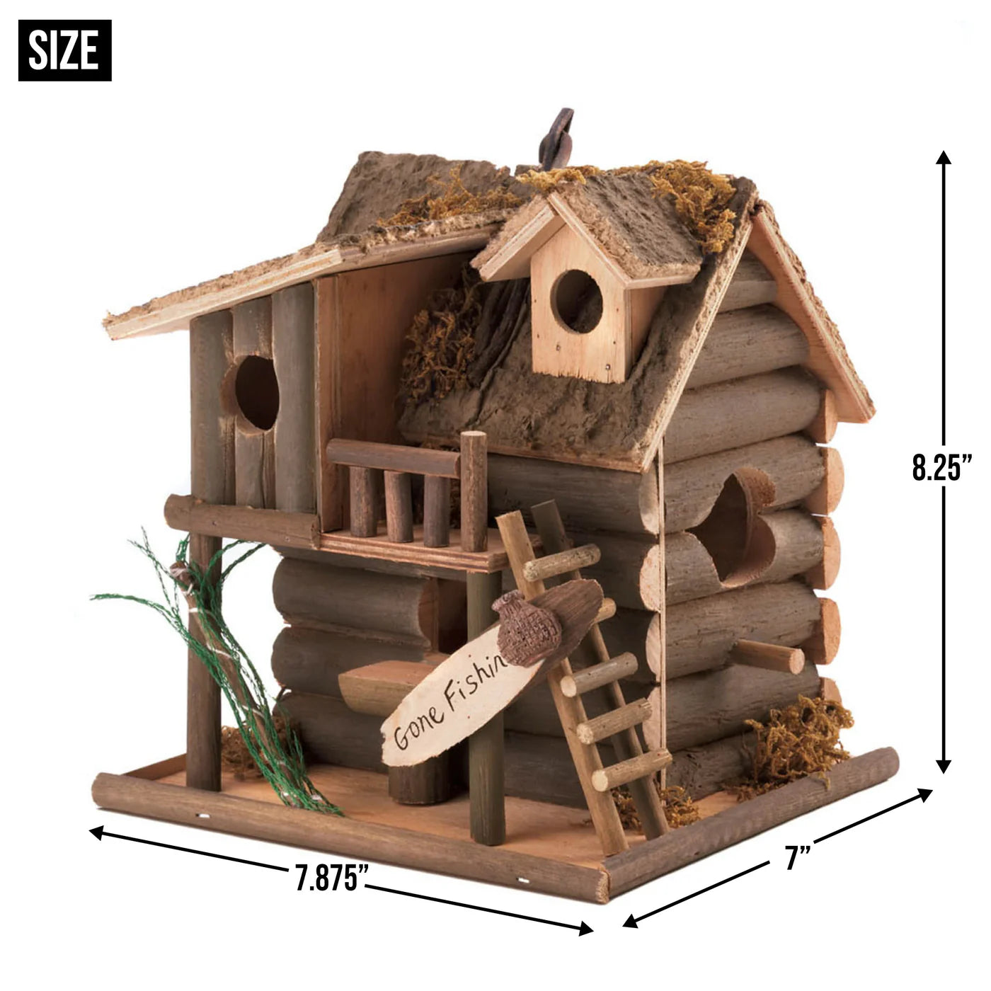 GONE FISHIN’ BIRDHOUSE