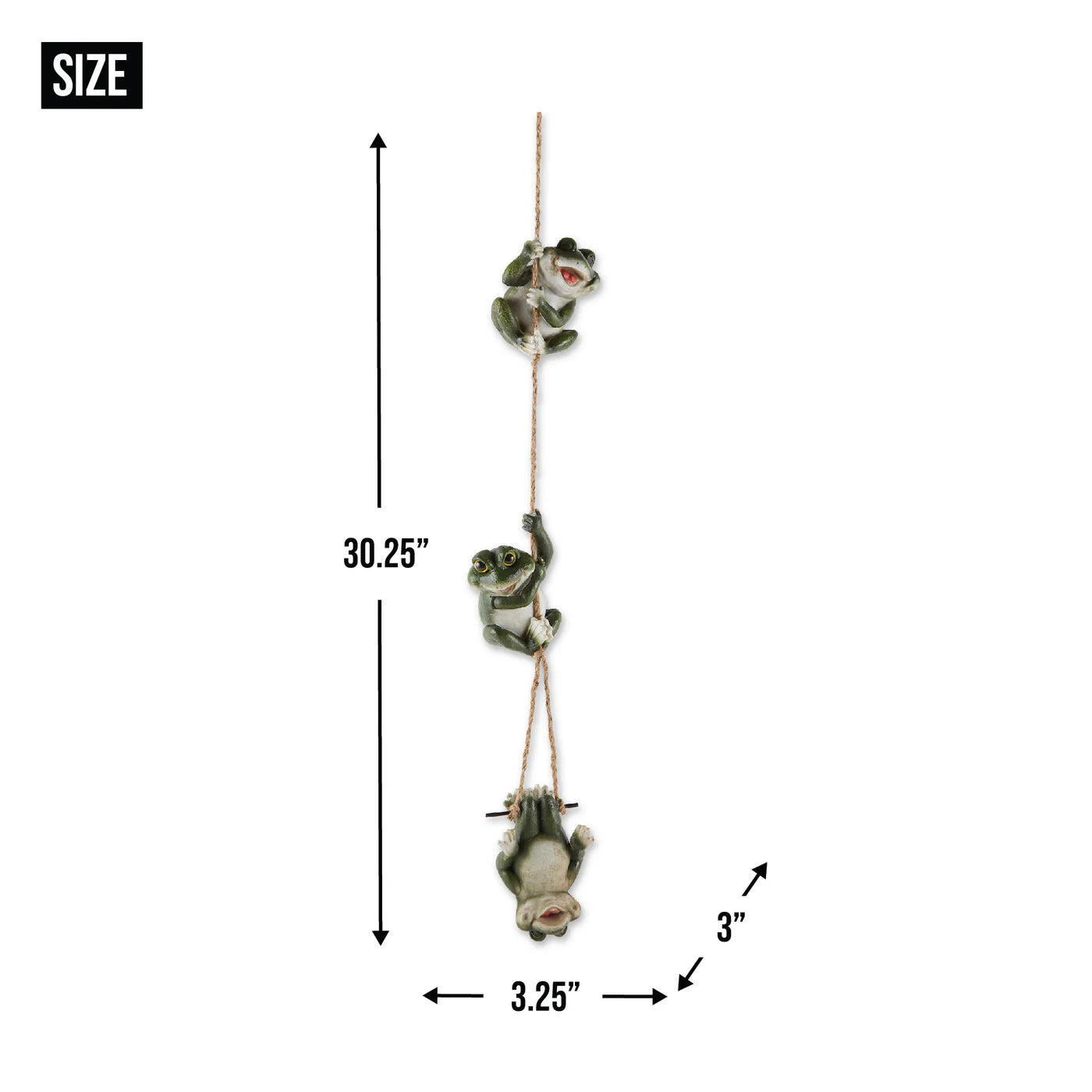 FROLICKING FROGS HANGING DECORATION