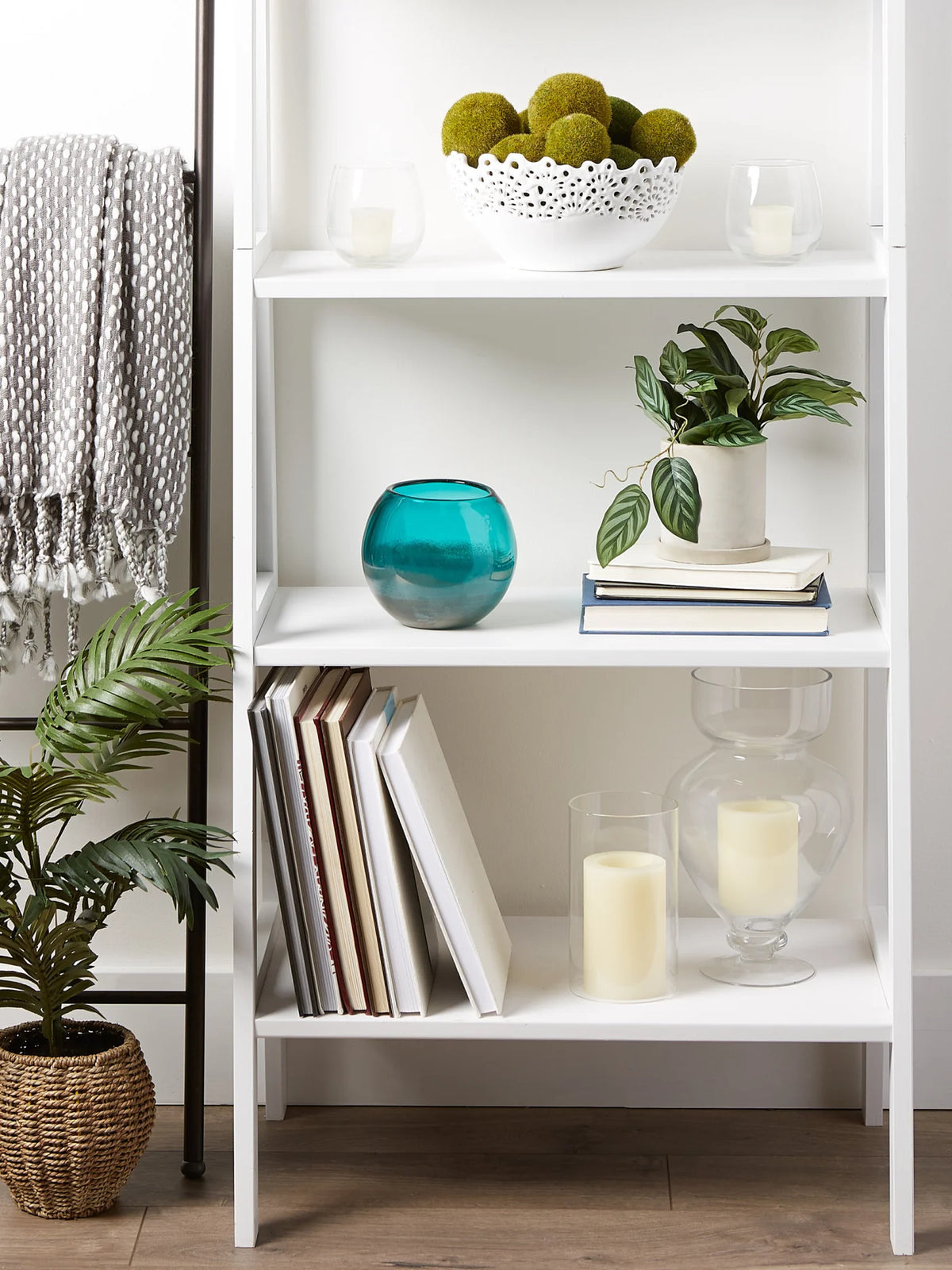 Small Aqua Fishbowl Vase