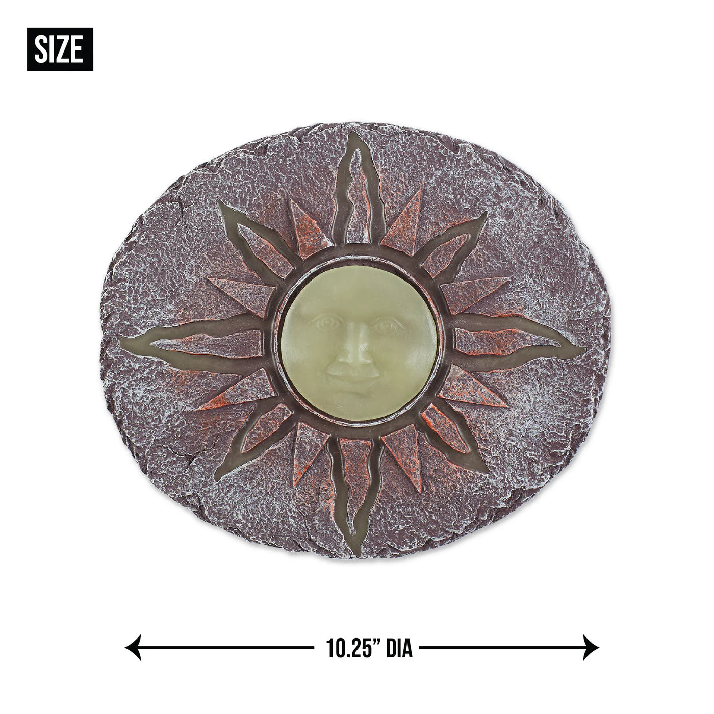 SUN GLOWING STEPPING STONE