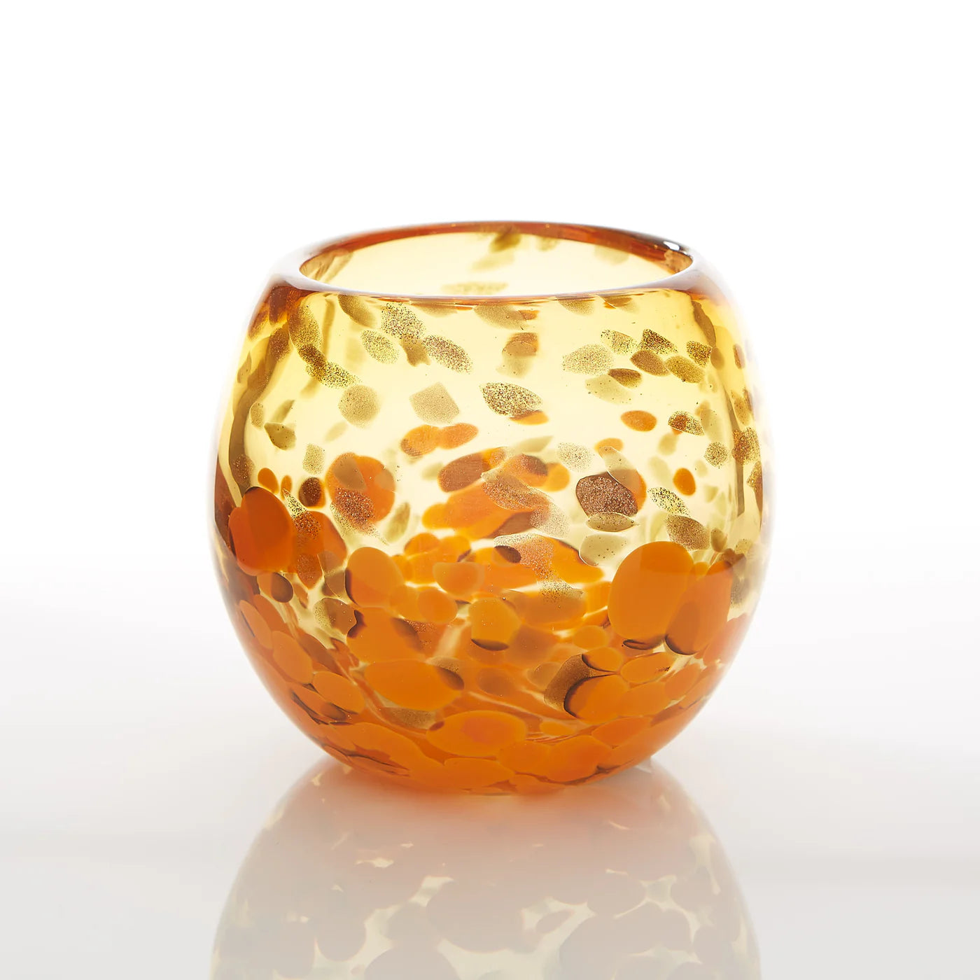 ORANGE BOWL VASE